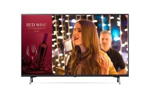 LG 55UN640S signage display Płaski panel Digital Signage 139,7 cm (55") Wi-Fi 300 cd/m² 4K Ultra HD Niebieski WebOS