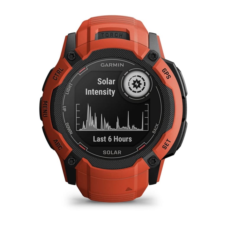 фото Смарт-годинник Garmin Instinct 2X Solar Flame Red (010-02805-11/01)