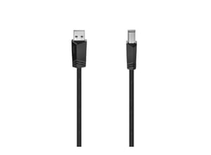 Hama 00200602 USB-Kabel USB 2.0 1,5 m USB A – USB B Schwarz