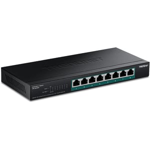 Trendnet TPE-BG380 przełącznik sieciowy Nie zarządzany 2.5G Ethernet (100/1000/2500) Obsługa PoE Czarny