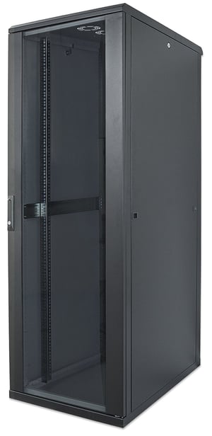 Intellinet 713603 stojak 22U Stojak wolnostojący Czarny