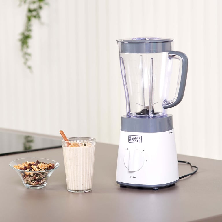 Black & Decker BXJB500E blender 1,5 l Blender stołowy 500 W Biały