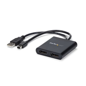 StarTech MSTMDP122DP TV-fördelare Mini DisplayPort 2x DisplayPort