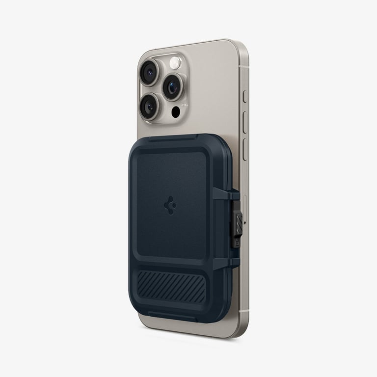 Spigen MagSafe Card Holder Lock Fit (MagFit) Czarny