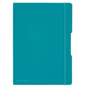Herlitz 50015986 anteckningsbok A4, 80 ark. Turkos