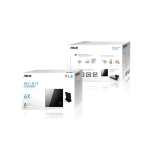 ASUS SBC-06D2X-U dysk optyczny Blu-Ray DVD Combo Czarny