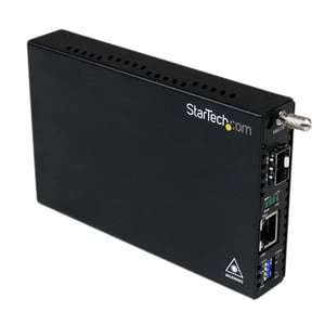 StarTech ET91000SFP2 1250 Mbit/s Network Converter, Black