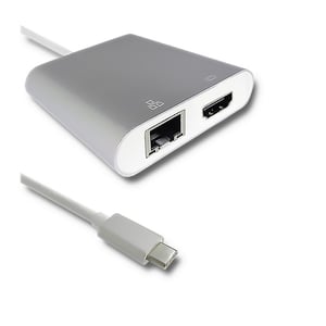 Qoltec 50409 zewnętrzna karta graficzna usb Srebrny