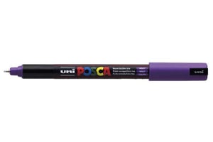 POSCA uni PC-1MR marker 1 szt. Końcówka pociskowa Fioletowy