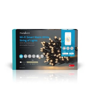 Nedis WIFILX01W50 dekorativ belysning Lätt dekorationskedja, 50 st. LED 1,81 W G