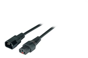 EFB Elektronik EK601SW.3 kabel zasilające Czarny 3 m C14 panel C13 panel