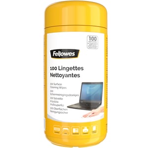 Fellowes 9971509 LCD/TFT/Plasma Cleaning Kit—Wet Cleaning Wipes