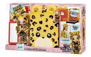 Na! Na! Na! Surprise 3-in-1 Backpack Bedroom Series 2 Playset—Jennel Jaguar