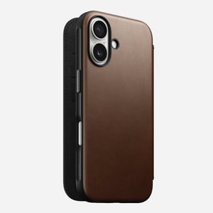 Nomad NM01683285 pokrowiec na telefon komórkowy 15,5 cm (6.1") Folio Brązowy