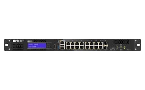 QNAP QGD-1600 Managed Gigabit Ethernet (10/100/1000) 1U Black, Gray