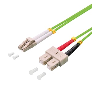 LogiLink FP5LS10 InfiniBand-/fiberoptisk kabel, 10 m, LC/SC, grön