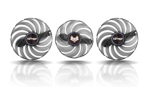 Sapphire 4N004-06-20G PC-Kühlsystem Grafikkarte Lüfter 93/100 mm Grau 3 Stück