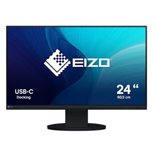 EIZO FlexScan EV2480-BK monitor komputerowy 60,5 cm (23.8") 1920 x 1080 px Full HD LCD Czarny