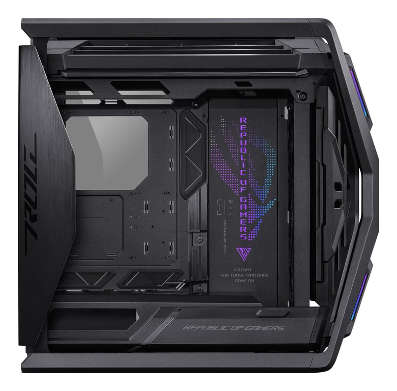ASUS ROG Hyperion GR701 BTF Edition Tower Czarny, Przezroczysty