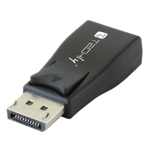 Techly IADAP DSP-230T DisplayPort-zu-VGA-Kabeladapter, schwarz