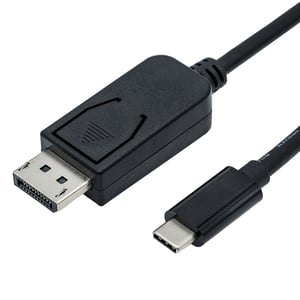 ROLINE 11045845 1 m USB Type-C DisplayPort Czarny
