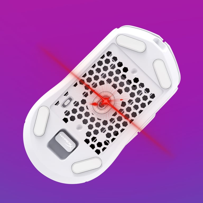 HyperX Pulsefire Haste 2 — bezprzewodowa mysz dla graczy (biała)