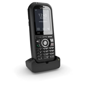 Snom M80 DECT-telefonlur Namn och identifiering av den som ringer Svart