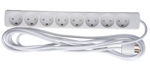 Microconnect GRU00850WDK rozgałęziacz 5 m 8 x gniazdo sieciowe Wewnętrzna Biały