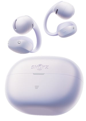 SHOKZ OpenDots Air Zestaw słuchawkowy Bezprzewodowy Nauszne klipsy Połączenia/Muzyka/Sport/Codzienność Bluetooth Fioletowy