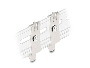 DeLOCK Desktop-Style DIN Rail Cross-Panel Mount with M4 Mounting Screws (2 pcs)