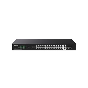 Tenda TEG1128P-24-410W Unmanaged Gigabit-Ethernet-Netzwerk-Switch (10/100/1000) mit PoE-Unterstützung