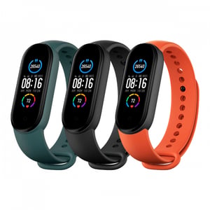 Xiaomi BHR4639GL Smart Personal Accessory Band—Black, Green, Orange—Thermoplastic Polyurethane Elastomers (TPU)