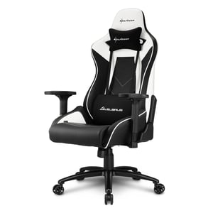 Sharkoon ELBRUS 3 Universell gamingstol Klädd sits Svart, Vit