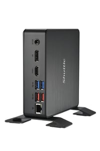 Shuttle Nano PC NC4010BAV2 Intel® Celeron® 7305 8 GB DDR4-SDRAM 128 GB SSD Windows 11 Pro Mini-PC Svart