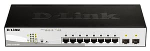 D-Link DGS-1210-08P przełącznik sieciowy Zarządzany L2/L3 Gigabit Ethernet (10/100/1000) Obsługa PoE Czarny