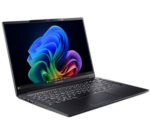 bluechip TRAVELline U14W17, Copilot+ PC Intel Core Ultra 5 135H Laptop 35,6 cm (14") 16 GB LPDDR5x-SDRAM 500 GB SSD Wi-Fi 7 (802.11be) Windows 11 Pro Czarny
