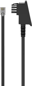 Goobay 50237 6 m telephone cable, Black