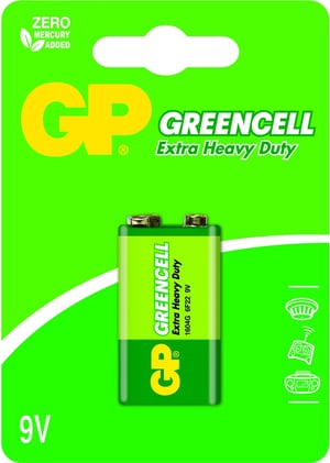GP Batteries Greencell 9V Jednorazowa bateria Chlorek cynku