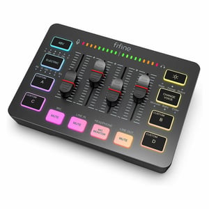 Fifine SC3 mikser audio 20 - 20000 Hz Czarny