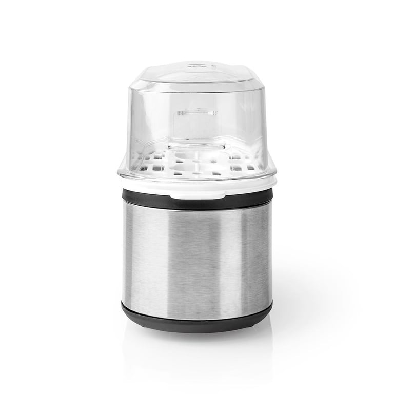 Nedis KAEB120EAL jajowar 3 jaj. 210 W Aluminium, Czarny, Przezroczysty