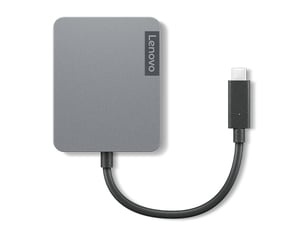 Lenovo 4X91A30366 Dockingstation, kabelgebunden, USB 2.0 Typ C, grau