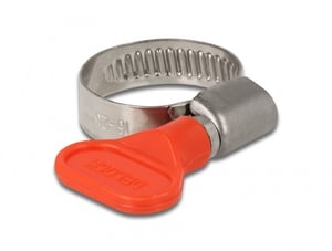 DeLOCK Pipe Clamp, Butterfly Type, 16–25 mm, 10 pcs.