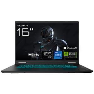 GIGABYTE GAMING A16 CTHI3DE894SH Notebook/Laptop Intel® Core™ i7 i7-13620H 40,6 cm (16") WUXGA 16 GB DDR5-SDRAM 1 TB SSD NVIDIA GeForce RTX 5050 Wi-Fi 6E (802.11ax) Windows 11 Home Schwarz