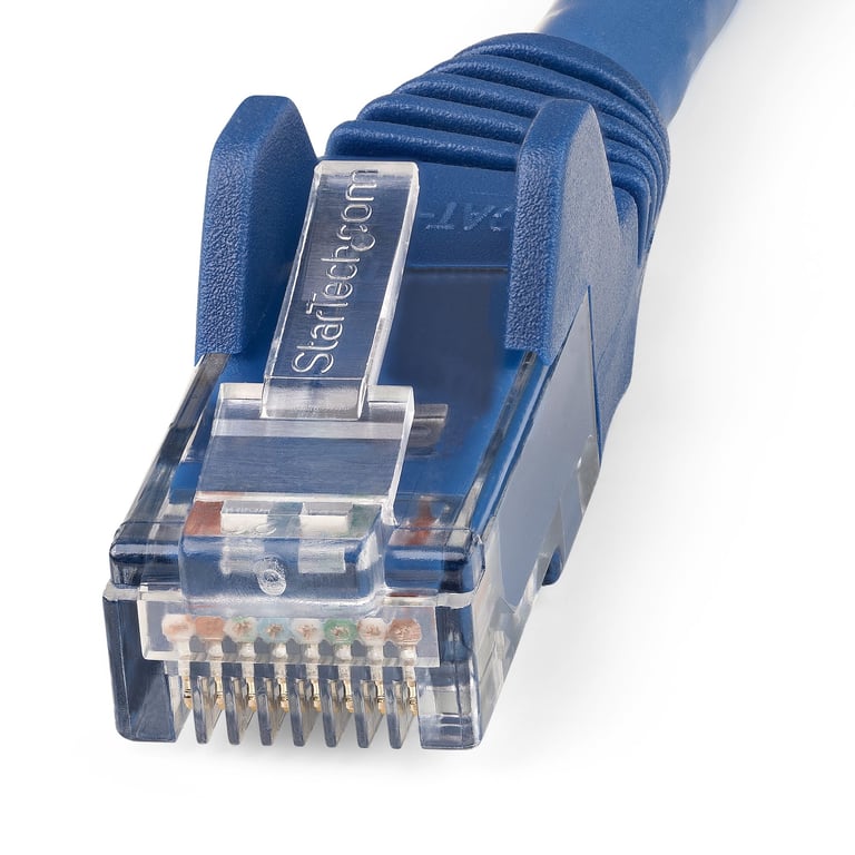 StarTech N6LPATCH2MBL kabel sieciowy Niebieski 2 m Cat6 U/UTP (UTP) Okrągły