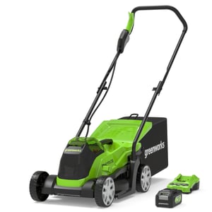 Greenworks 2516107UB kosiarka Kosiarka zwykła Bateria Czarny, Zielony