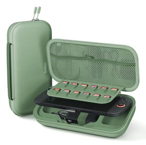 Belkin ENA001hqSE-V2 Walizka podróżna Nintendo Siatka, Poliester, Aksamit Zielony