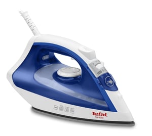 Tefal Virtuo FV1711 Dampfbügeleisen mit Durilium-Bügelsohle, 1800 W, violett, weiß