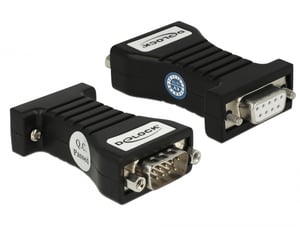DeLOCK 63968 RS-232-seriekonverterare/repeater/isolator, svart