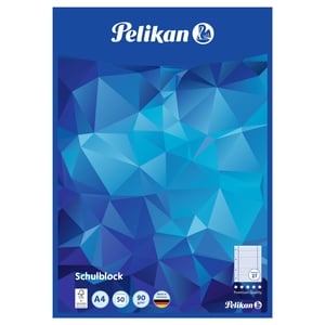 Pelikan 100045 A4 Notebook, 50 sheets. Blue, Light Blue