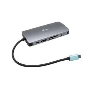 i-tec Metal C31NANODOCKVGAPD Wired USB 3.2 Gen 1 (3.1 Gen 1) Type-C Docking Station, Silver